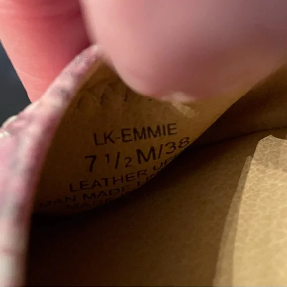 NWT Lucky Brand Emmie Ballet Printed Flat Size 7.5 - Picture 8 of 9